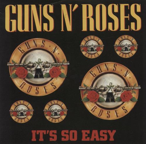 Guns N' Roses It's So Easy アナログレコード レア❗️ Guns N Roses It's So Easy Spanish Promo 7